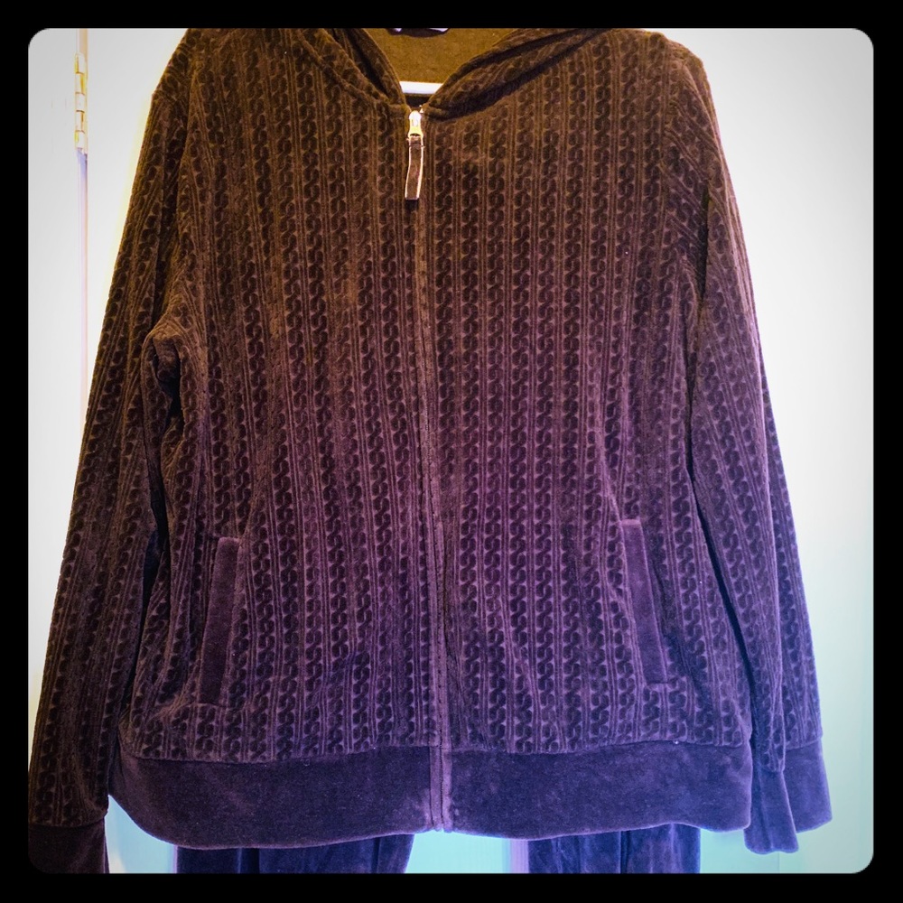 Brown Velour Sweatsuit!!